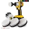 Drill Brush Power Scrubber By Useful Products 5 in W 7 in L Brush, White W-S-5542O-QC-DB - alternate 2